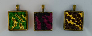 pendentifs zèbre 